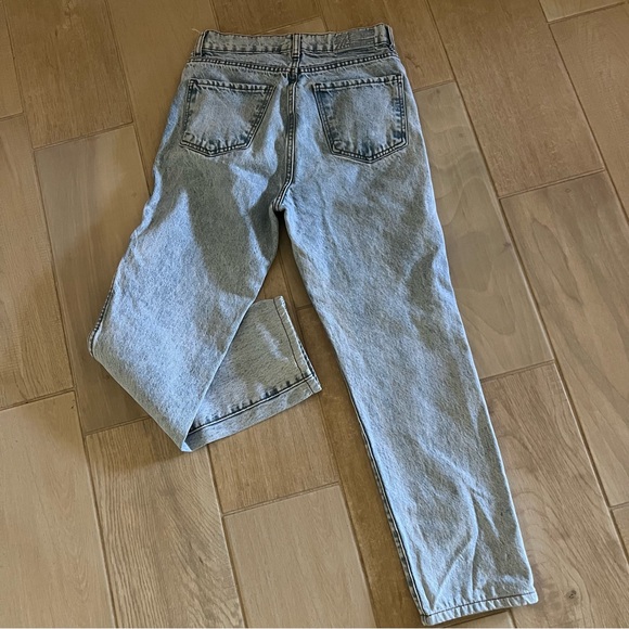 REVICE 90's Ex Boyfriend Button Fly High Rise Straight Relaxed Jeans Size 26x28 - Picture 2 of 8